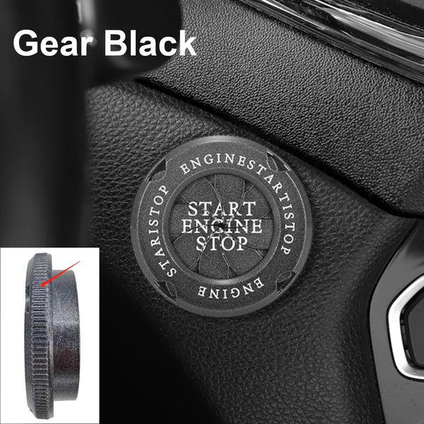 One-key Start Button Rotating Protective Cover