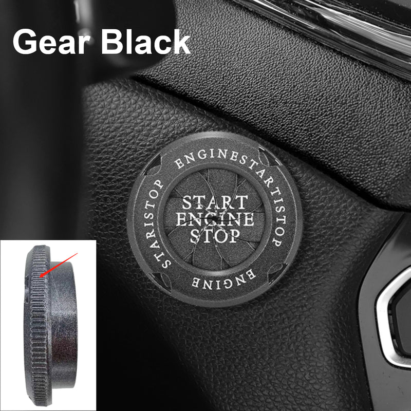 One-key Start Button Rotating Protective Cover