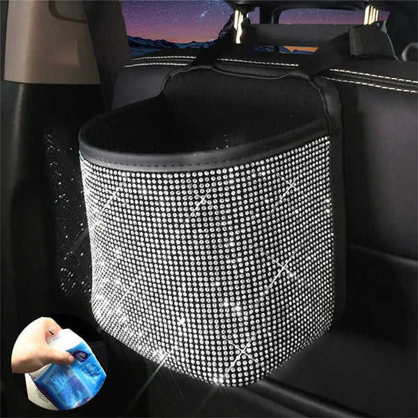 Crystal Car Trash Can