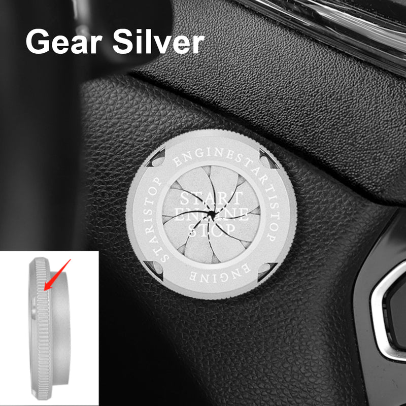 One-key Start Button Rotating Protective Cover